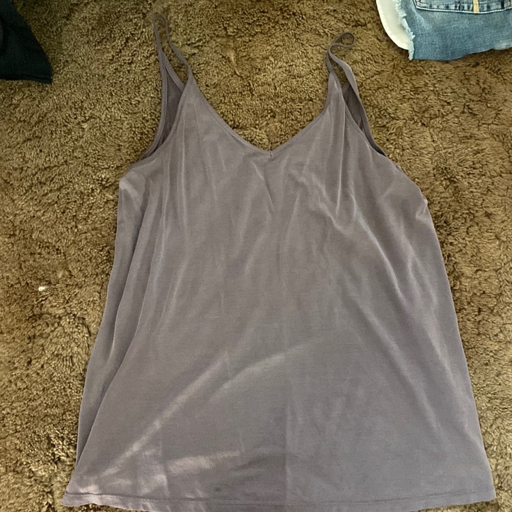 Taupe colored tank top